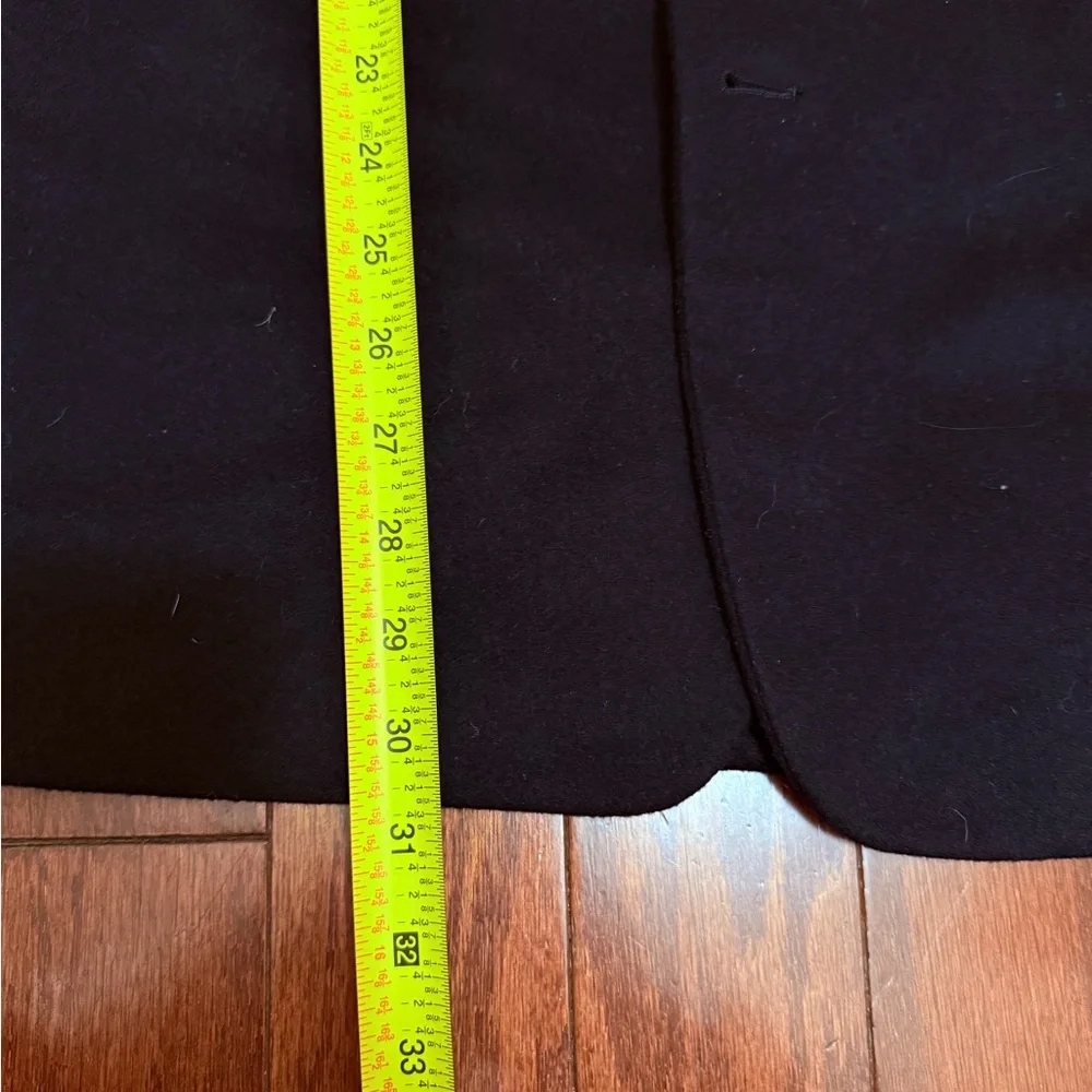 Vito Rufolo Black Men's Blazer Wool Cashmere Blazer Size 42 R‎ Made Italy